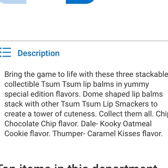 3/$15 ๐ NEW Lip Smacker Disney Tsum Tsum Thumper - Picture 2 of 2